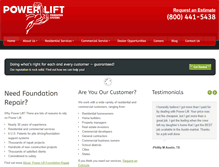 Tablet Screenshot of powerliftfoundation.com